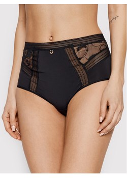 Chantelle Figi klasyczne z wysokim stanem True Lace C11M80 Czarny ze sklepu MODIVO w kategorii Majtki damskie - zdjęcie 182679313