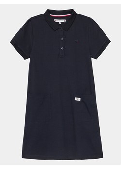 Tommy Hilfiger Sukienka codzienna KG0KG07816 Granatowy Regular Fit ze sklepu MODIVO w kategorii Sukienki dziewczęce - zdjęcie 182679341