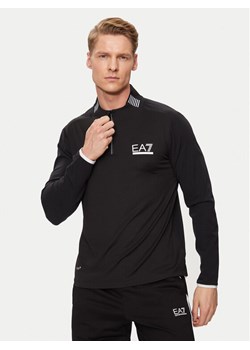 EA7 Emporio Armani Longsleeve 3DPT03 PJMLZ 1200 Czarny Regular Fit ze sklepu MODIVO w kategorii T-shirty męskie - zdjęcie 182679354