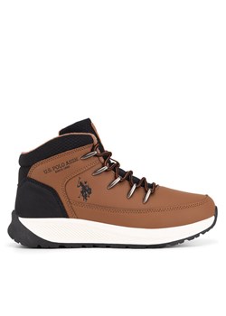 U.S. Polo Assn. Trzewiki LUKAS001K/DYT1 Brązowy ze sklepu MODIVO w kategorii Buty zimowe dziecięce - zdjęcie 182679362