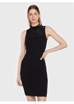 Guess Sukienka dzianinowa Paula W3GK62 Z36O0 Czarny Slim Fit ze sklepu MODIVO w kategorii Sukienki - zdjęcie 182679492
