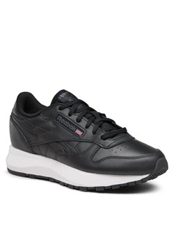 Reebok Sneakersy Classic Leather GW9704 Czarny ze sklepu MODIVO w kategorii Buty sportowe damskie - zdjęcie 182679493
