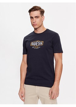 Guess T-Shirt M4RI33 J1314 Granatowy Slim Fit ze sklepu MODIVO w kategorii T-shirty męskie - zdjęcie 182679510