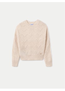Mayoral Sweter 7303 Beżowy Regular Fit ze sklepu MODIVO w kategorii Swetry dziewczęce - zdjęcie 182679571
