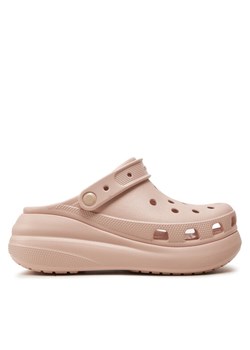Crocs Klapki Classic Crush Clog 207521 Różowy ze sklepu MODIVO w kategorii Klapki damskie - zdjęcie 182679604