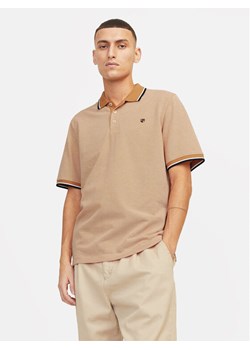 Jack&Jones Polo Bluwin 12169064 Pomarańczowy Regular Fit ze sklepu MODIVO w kategorii T-shirty męskie - zdjęcie 182679662