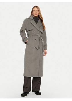 ACCESS FASHION Płaszcz przejściowy 44-9001-119 Szary Relaxed Fit - id: 0000304991202 - marki Access Fashion - 182679691 ACCESS FASHION Płaszcz przejściowy 44-9001-119 Szary Relaxed Fit ze sklepu MODIVO w kategorii Płaszcze damskie - zdjęcie 182679691