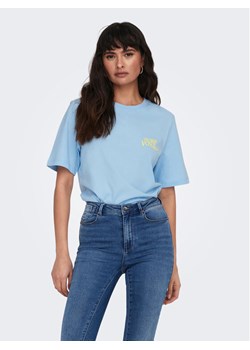 ONLY T-Shirt 15295382 Niebieski Regular Fit ze sklepu MODIVO w kategorii Bluzki damskie - zdjęcie 182679924