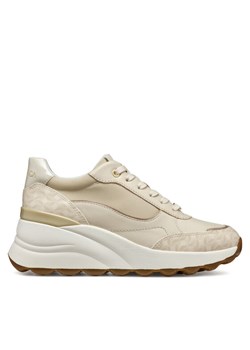 Geox Sneakersy D45WAA 08504 C1122 Écru ze sklepu MODIVO w kategorii Buty sportowe damskie - zdjęcie 182679964