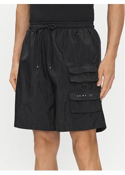 adidas Szorty sportowe Reveal Material Mix HS8889 Czarny Relaxed Fit ze sklepu MODIVO w kategorii Spodenki męskie - zdjęcie 182679980