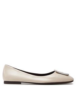 Tory Burch Baleriny 154077 Beżowy ze sklepu MODIVO w kategorii Balerinki - zdjęcie 182680011