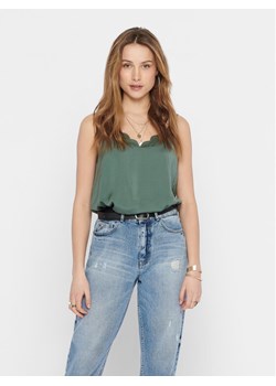 ONLY Top Debbie 15176550 Zielony Regular Fit ze sklepu MODIVO w kategorii Bluzki damskie - zdjęcie 182680050
