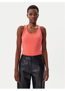 HUGO Top Datamia 50514489 Czerwony Slim Fit ze sklepu MODIVO w kategorii Bluzki damskie - zdjęcie 182680071