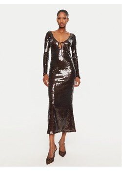 BARDOT Sukienka koktajlowa Verona 58859DB Brązowy Slim Fit ze sklepu MODIVO w kategorii Sukienki - zdjęcie 182680123