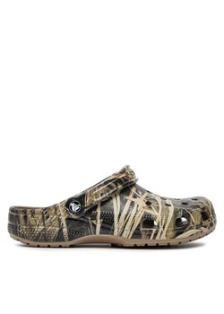 Crocs Klapki Classic Realtree 12132 Zielony ze sklepu MODIVO w kategorii Klapki męskie - zdjęcie 182680203