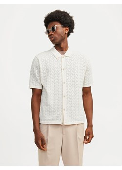 Jack&Jones Koszula Jornoto 12255011 Écru Regular Fit ze sklepu MODIVO w kategorii Koszule męskie - zdjęcie 182680264