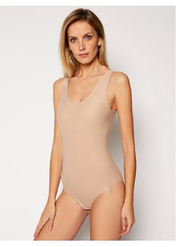 Chantelle Body Soft Stretch C16A80 Beżowy ze sklepu MODIVO w kategorii Body damskie - zdjęcie 182680281
