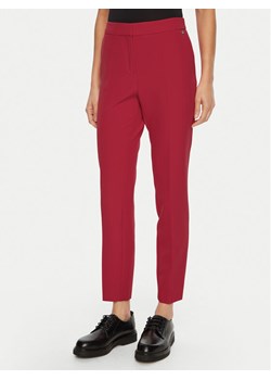 HUGO Spodnie materiałowe Hagonia-1 50539991 Czerwony Slim Fit ze sklepu MODIVO w kategorii Spodnie damskie - zdjęcie 182680303