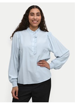 Kaffe Bluzka Dorit 10509100 Błękitny Regular Fit ze sklepu MODIVO w kategorii Bluzki damskie - zdjęcie 182680343