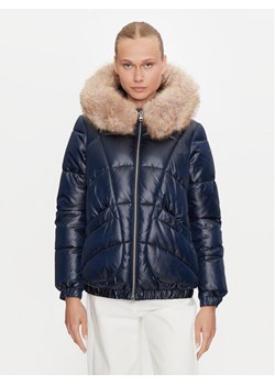 Geox Kurtka zimowa Backsie W4628S T2843 F1624 Granatowy Regular Fit ze sklepu MODIVO w kategorii Kurtki damskie - zdjęcie 182680394