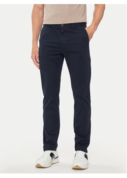 Boss Chinosy 50510933 Granatowy Slim Fit ze sklepu MODIVO w kategorii Spodnie męskie - zdjęcie 182680450