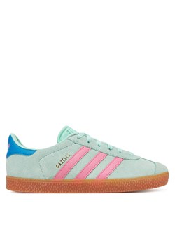 adidas Sneakersy Gazelle JP7125 Zielony ze sklepu MODIVO w kategorii Buty sportowe dziecięce - zdjęcie 182680510