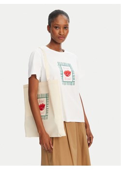 Marella T-Shirt Cappero 2515971052 Biały Regular Fit ze sklepu MODIVO w kategorii Bluzki damskie - zdjęcie 182680534