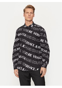 Versace Jeans Couture Koszula 76GAL2R0 Czarny Regular Fit ze sklepu MODIVO w kategorii Koszule męskie - zdjęcie 182680573
