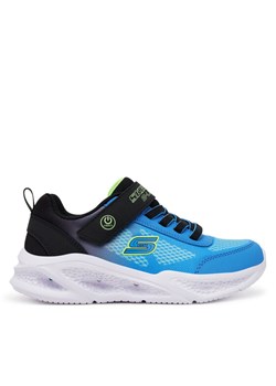 Skechers Sneakersy Meteor-Lights - Krendox 401495L/BKBL Niebieski ze sklepu MODIVO w kategorii Buty sportowe dziecięce - zdjęcie 182680681