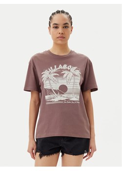 Billabong T-Shirt Sweet Escape EBJZT00419 Brązowy Relaxed Fit ze sklepu MODIVO w kategorii Bluzki damskie - zdjęcie 182680691