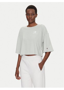 Champion T-Shirt Icons Washed Look 118023 Zielony Loose Fit ze sklepu MODIVO w kategorii Bluzki damskie - zdjęcie 182680710