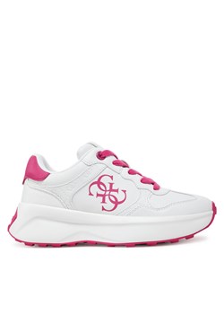 Guess Sneakersy FLPLUC ELE12 Biały ze sklepu MODIVO w kategorii Buty sportowe damskie - zdjęcie 182680731