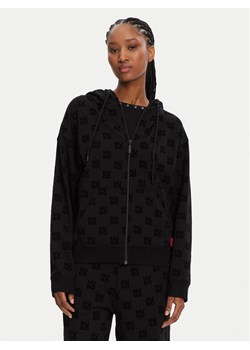 HUGO Bluza Flokki 50531659 Czarny Relaxed Fit ze sklepu MODIVO w kategorii Bluzy damskie - zdjęcie 182680773