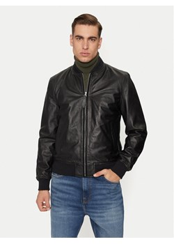 SCHOTT N.Y.C. Kurtka skórzana LC300LAMB Czarny Regular Fit ze sklepu MODIVO w kategorii Kurtki męskie - zdjęcie 182680781
