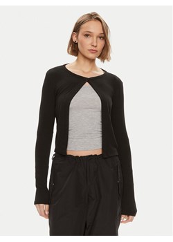 Gina Tricot Kardigan 22994 Czarny Regular Fit ze sklepu MODIVO w kategorii Swetry damskie - zdjęcie 182680883
