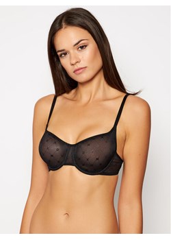DKNY Biustonosz z fiszbiną DK4039 Czarny ze sklepu MODIVO w kategorii Biustonosze - zdjęcie 182680914