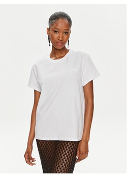 Patrizia Pepe T-Shirt 8M1543/J111-W103 Biały Regular Fit ze sklepu MODIVO w kategorii Bluzki damskie - zdjęcie 182680920