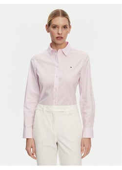 Tommy Hilfiger Koszula WW0WW44084 Różowy Regular Fit ze sklepu MODIVO w kategorii Koszule damskie - zdjęcie 182680953