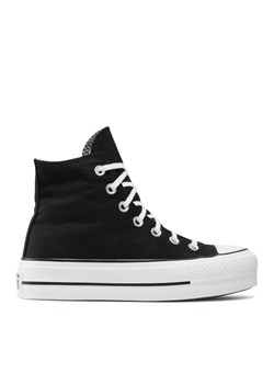 Converse Trampki Chuck Taylor All Star Lift Hi 560845C Czarny ze sklepu MODIVO w kategorii Trampki damskie - zdjęcie 182681064
