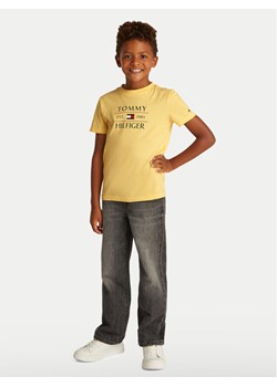 Tommy Hilfiger T-Shirt KB0KB09538 D Żółty Regular Fit ze sklepu MODIVO w kategorii T-shirty chłopięce - zdjęcie 182681093