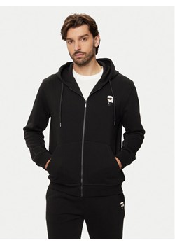 KARL LAGERFELD Bluza 705037 544910 Czarny Regular Fit ze sklepu MODIVO w kategorii Bluzy męskie - zdjęcie 182681130