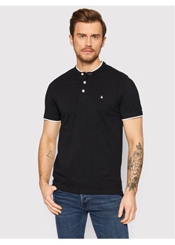 Jack&Jones Polo Paulos 12199711 Czarny Regular Fit ze sklepu MODIVO w kategorii T-shirty męskie - zdjęcie 182681250