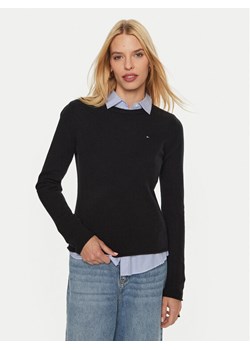 Tommy Hilfiger Sweter WW0WW44161 Czarny Regular Fit ze sklepu MODIVO w kategorii Swetry damskie - zdjęcie 182681274