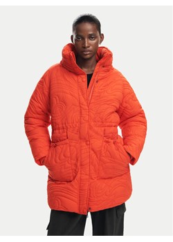 Desigual Kurtka zimowa Aarhus 24WWEWAC Pomarańczowy Regular Fit ze sklepu MODIVO w kategorii Kurtki damskie - zdjęcie 182681343