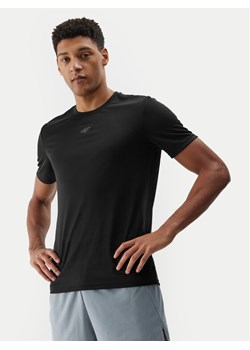 4F Koszulka techniczna 4FWSS24TFTSM697 Czarny Regular Fit ze sklepu MODIVO w kategorii T-shirty męskie - zdjęcie 182681434