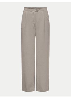 ONLY Spodnie materiałowe Leila 15338347 Beżowy Wide Leg ze sklepu MODIVO w kategorii Spodnie damskie - zdjęcie 182681620
