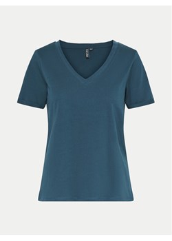 Pieces T-Shirt Ria 17120455 Turkusowy Regular Fit ze sklepu MODIVO w kategorii Bluzki damskie - zdjęcie 182681641