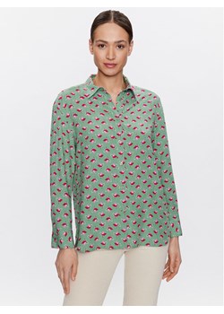 United Colors Of Benetton Koszula 5T17DQ02Y Zielony Relaxed Fit ze sklepu MODIVO w kategorii Koszule damskie - zdjęcie 182681653