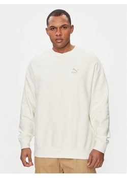Puma Bluza Classics 624253 Écru Relaxed Fit ze sklepu MODIVO w kategorii Bluzy męskie - zdjęcie 182681730