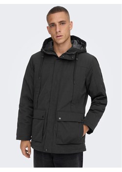 Only & Sons Parka Jayden 22022654 Czarny Regular Fit ze sklepu MODIVO w kategorii Kurtki męskie - zdjęcie 182681751